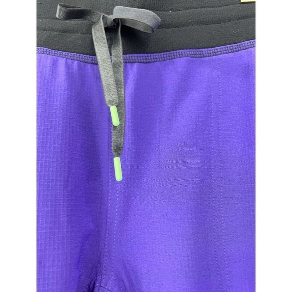 Title Nine Leggings Womens Large Purple Cropped Capri Drawstring Yoga Activewear - Picture 5 of 8